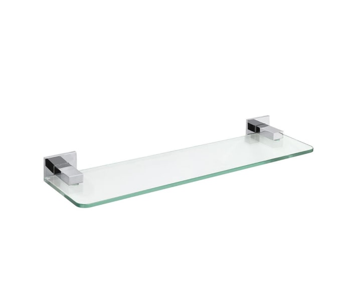 Repisa de baño de cristal Leo de Mediterránea del baño 45x12,5x5cm
