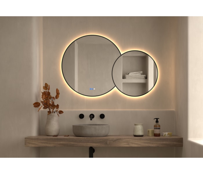 Espejo de baño con luz LED Bruntec Solaris Principal 1