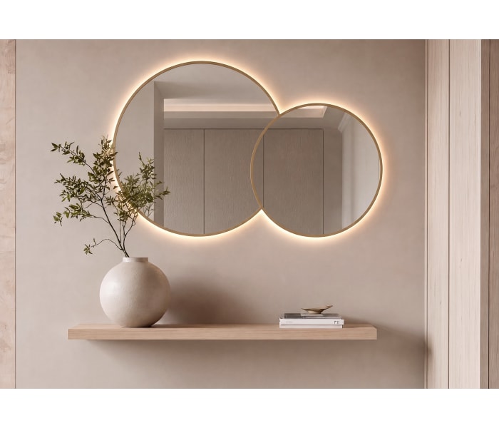 Espejo de baño con luz LED Bruntec Solaris Principal 7