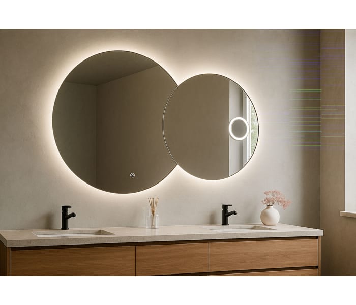 Espejo de baño con luz LED de Bruntec Solaris Ambiente 2