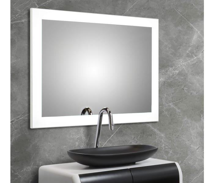 Espejo de baño con luz LED Bruntec Lime Principal 2