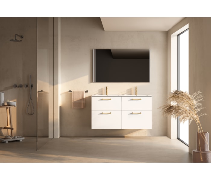 Conjunto de mueble de baño con o sin banquillo con lavabo Flat VisoBath Verso Principal 2