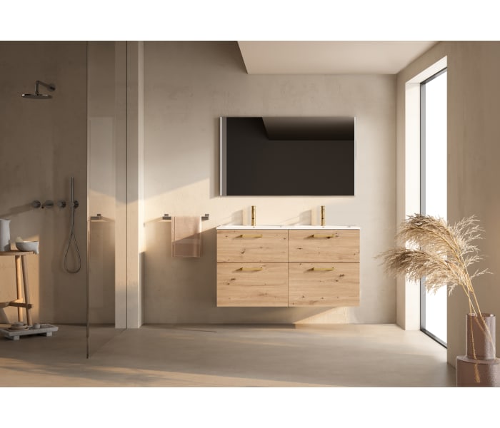 Conjunto de mueble de baño con o sin banquillo con lavabo Flat VisoBath Verso Principal 0