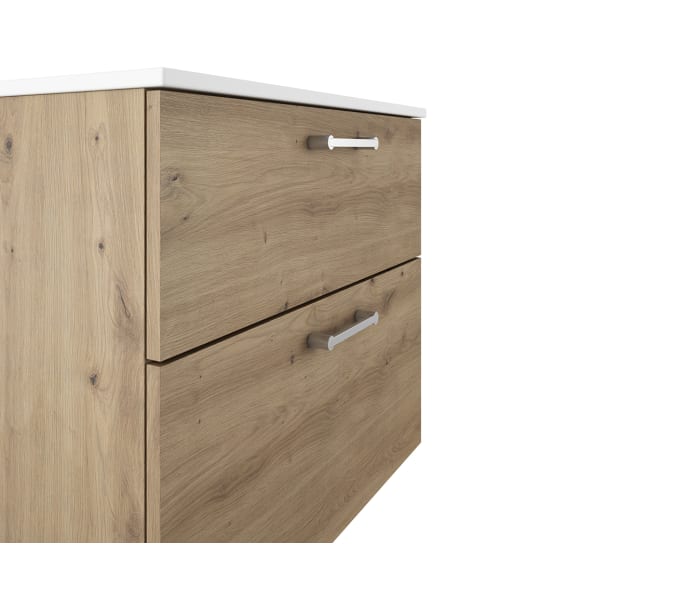 Conjunto de mueble de baño suspendido con lavabo Flat VisoBath Verso Detalle 10