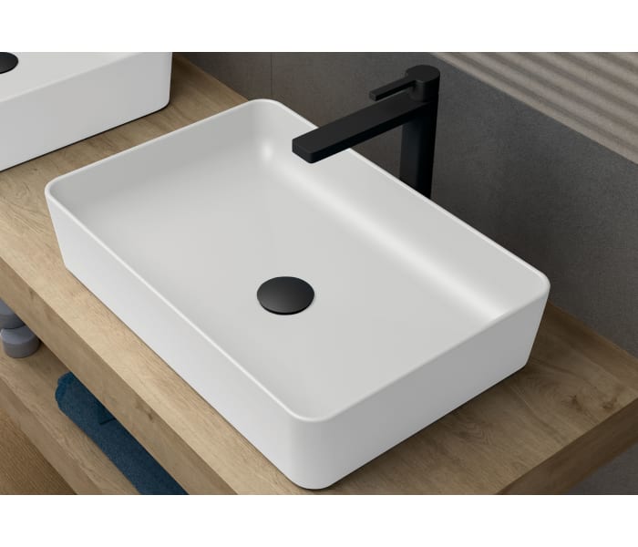 Lavabo sobre encimera Coycama Mykonos Detalle 2