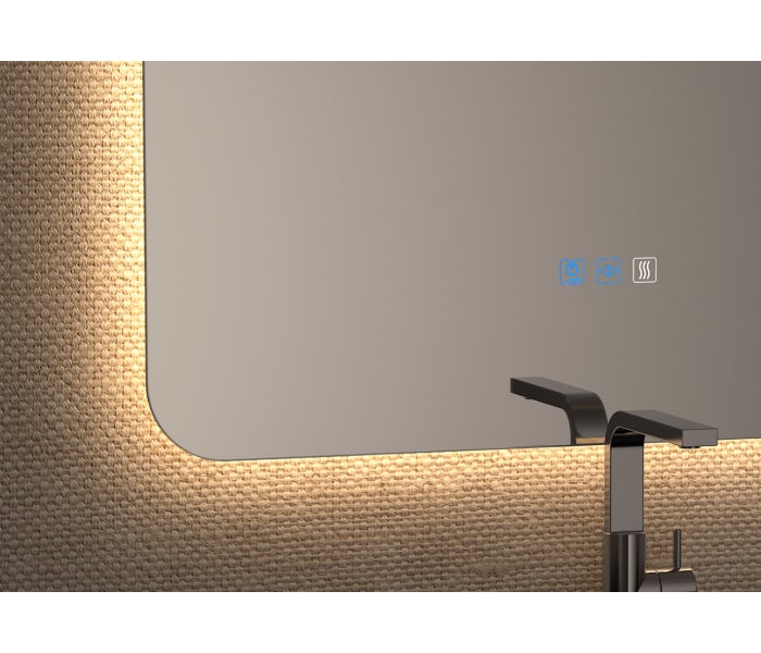Espejo de baño con luz LED Bruntec Leda Detalle 8