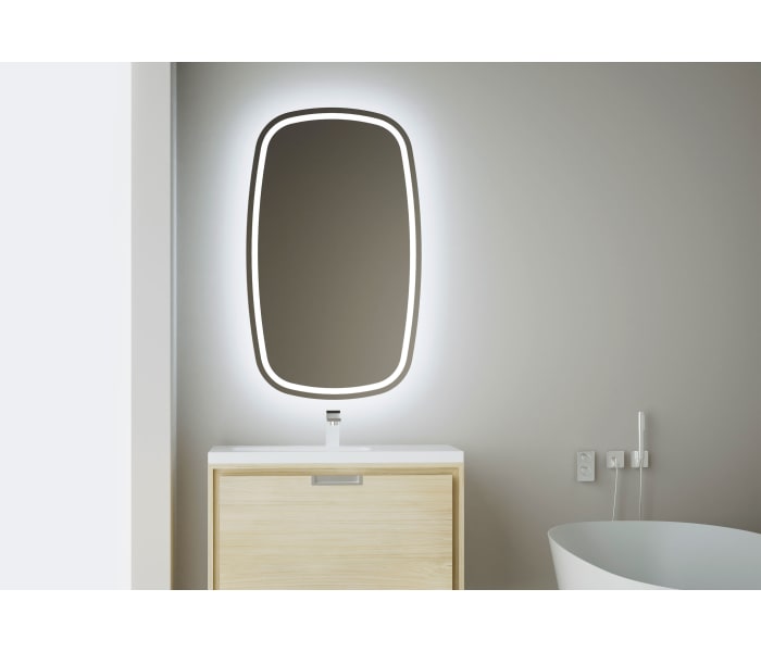 Espejo de baño con luz LED de Bruntec Leda Principal 0