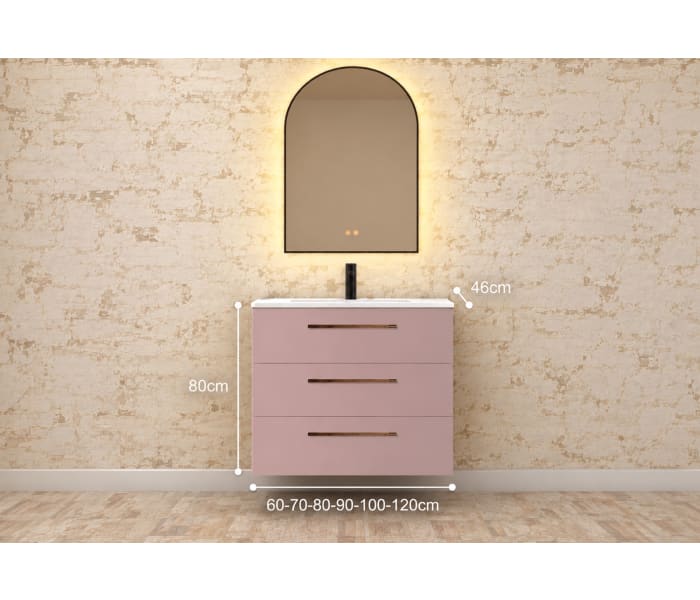 Conjunto mueble de baño Avila Dos Carmen Croquis 17