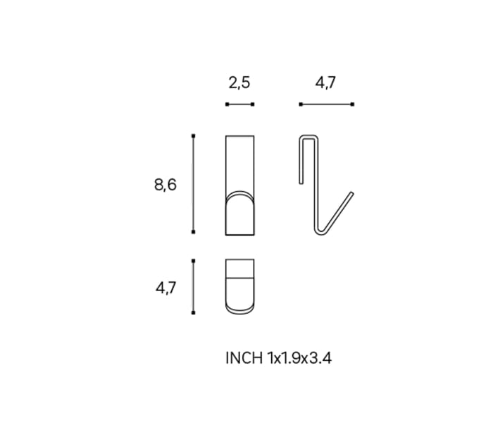 Percha de baño Cosmic Architect S+ Croquis 11