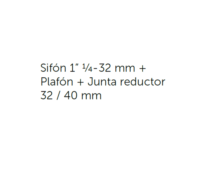 Sifón ahorra espacio Coycama Detalle 1