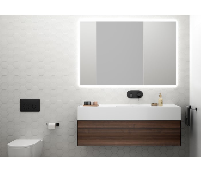 Espejo de baño con luz LED Bruntec Lisa Ambiente 4