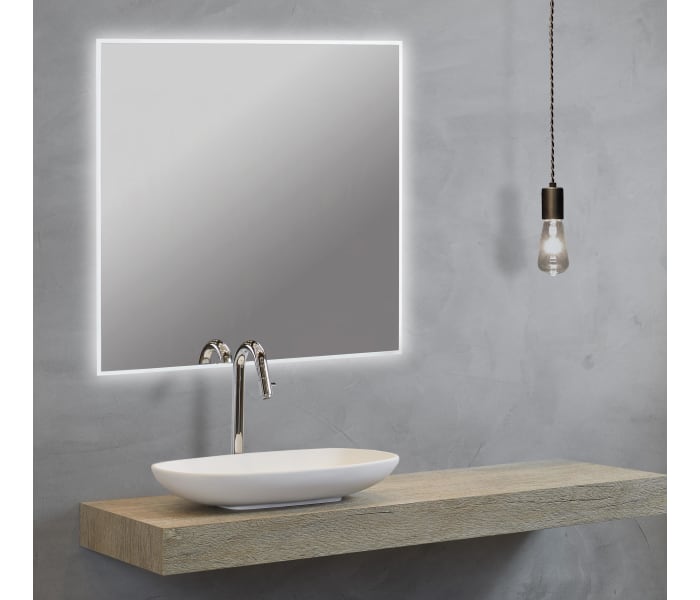 Espejo de baño con luz LED Bruntec Lisa Principal 1
