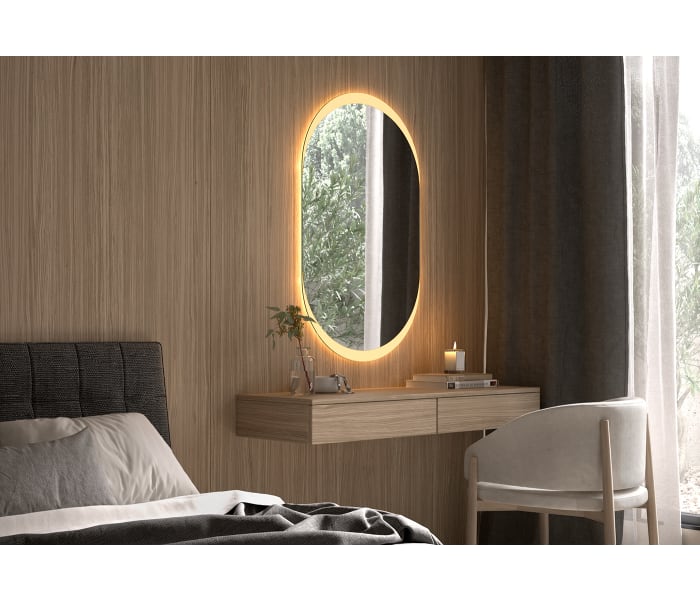 Espejo de baño con luz LED Bruntec Pol Ambiente 14