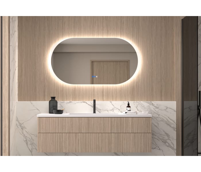 Espejo de baño con luz LED Bruntec Pol Principal 10