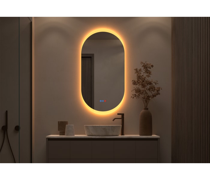 Espejo de baño con luz LED Bruntec Pol Principal 3
