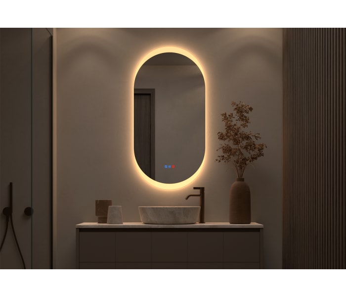 Espejo de baño con luz LED Bruntec Pol Principal 2