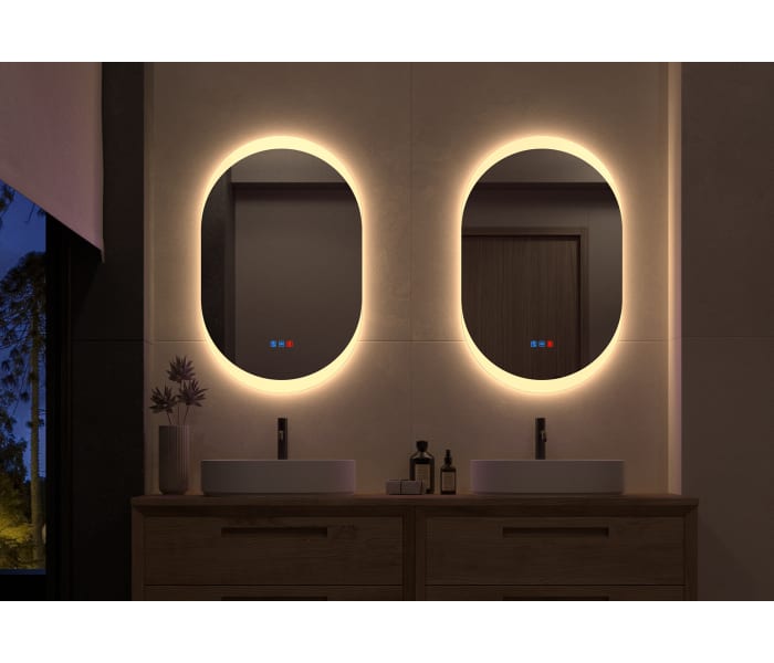 Espejo de baño con luz LED Bruntec Pol Principal 7