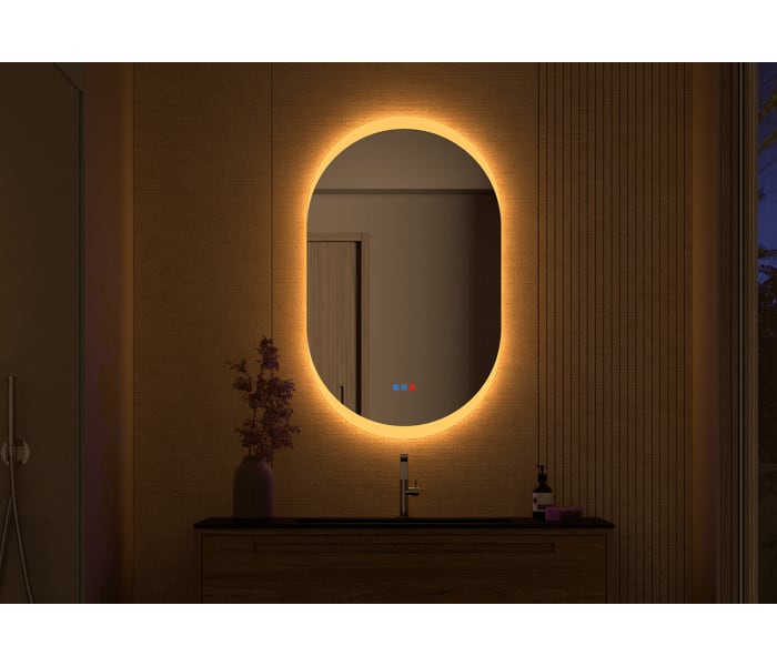 Espejo de baño con luz LED Bruntec Pol Principal 5