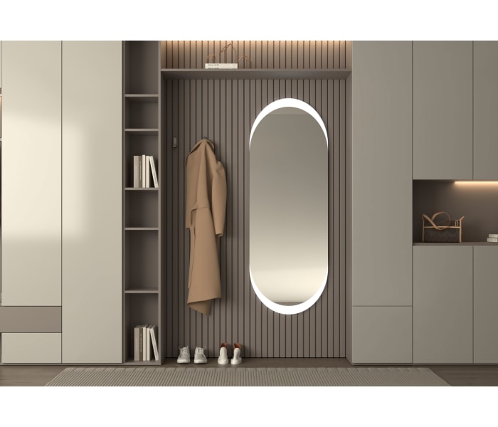 Espejo de baño con luz LED Bruntec Pol Principal 1