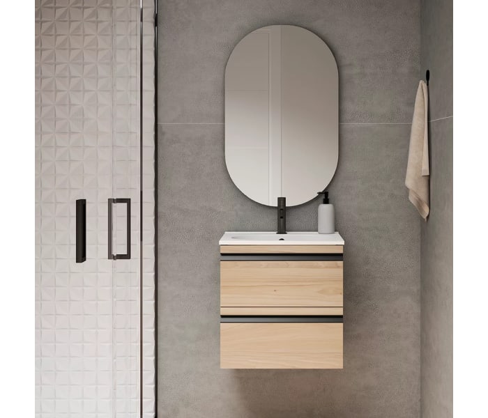 Conjunto mueble de baño fondo reducido 40 cm Visobath Lagos Principal 1