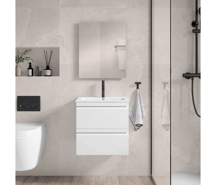 Conjunto mueble de baño fondo reducido 40 cm Visobath Lagos Principal 0