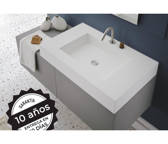 Lavabo sobre encimera Bruntec Amy Detalle 2