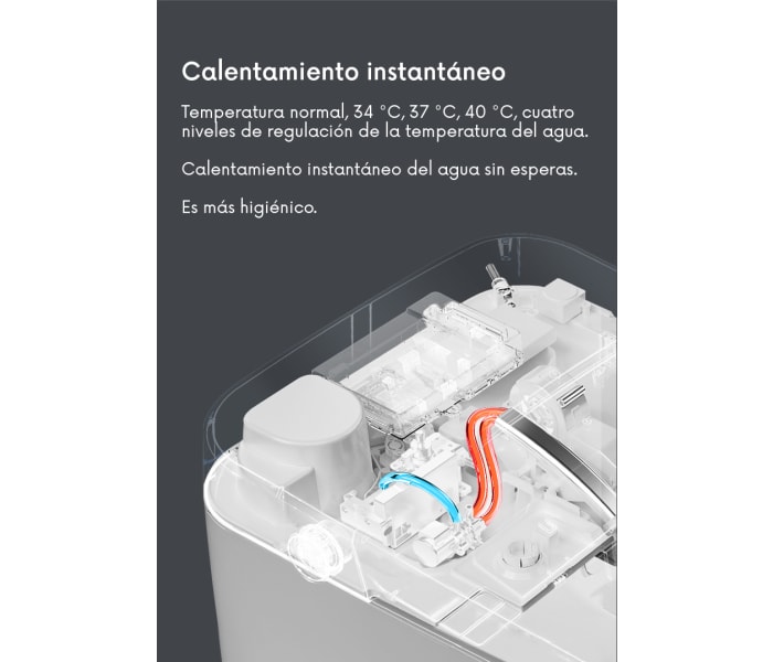 Inodoro japonés inteligente Nashi Ovian Square opción 9