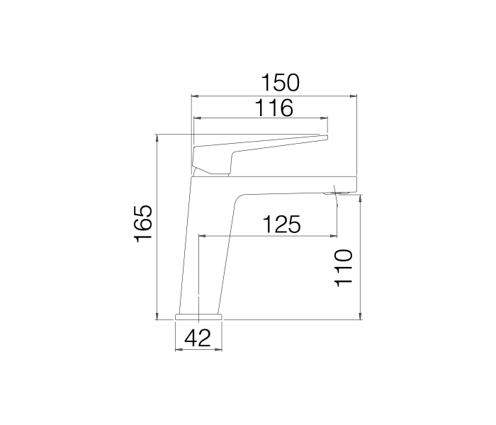 Grifo de lavabo Imex Art Croquis 8
