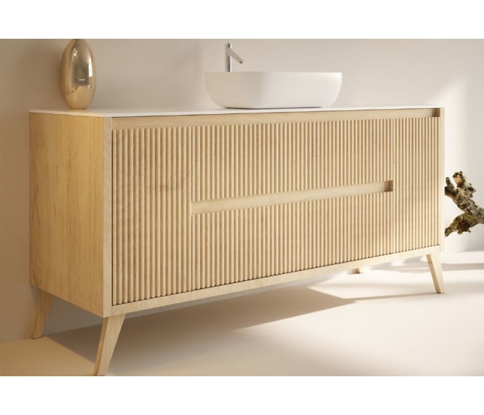 Mueble de baño con encimera de solid surface Bruntec Alpes 13 Detalle 3