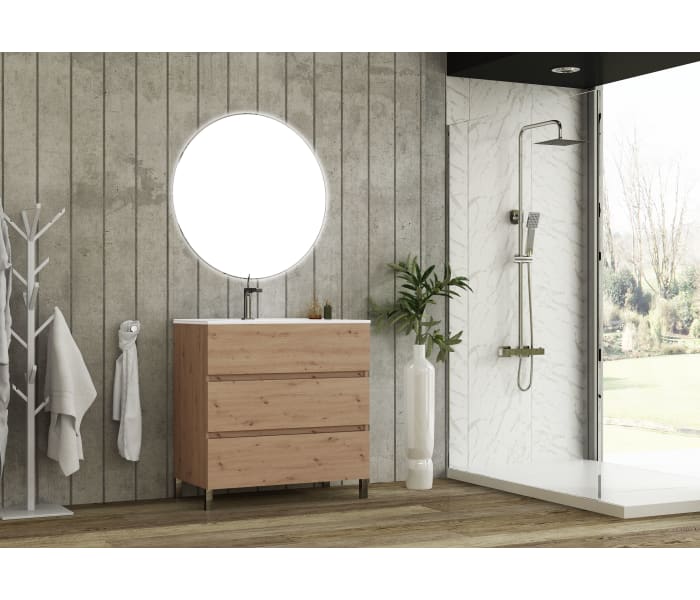 Conjunto mueble de baño Basic Bruntec Principal 1