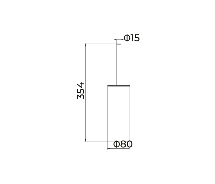 Escobillero de baño Medimex Pure Croquis 6