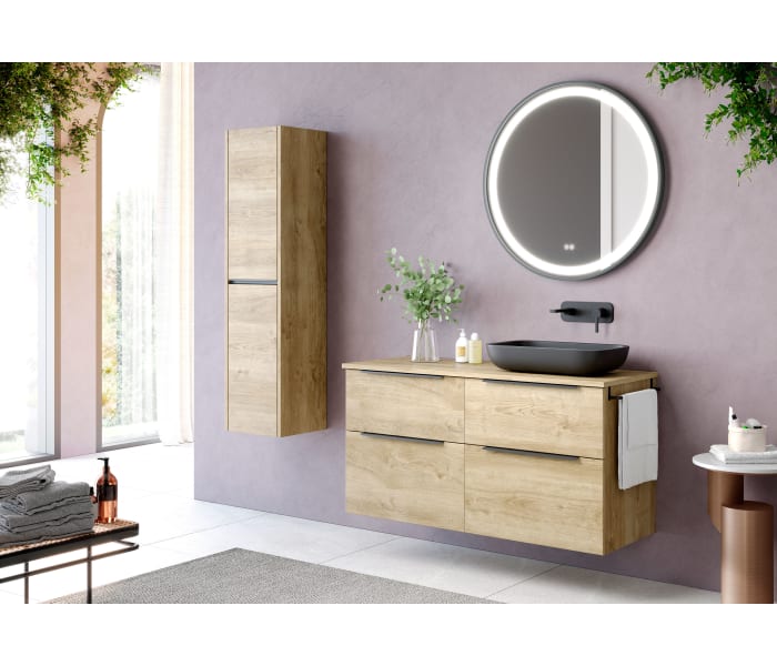 Mueble de baño con encimera de madera Galsaky Coycama Principal 0