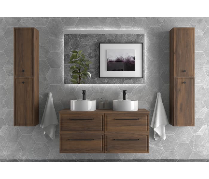 Conjunto mueble de baño Salgar Runa con lavabo sobre encimera Principal 4