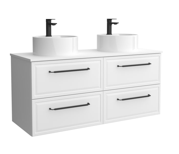 Conjunto mueble de baño Salgar Runa con lavabo sobre encimera Principal 3
