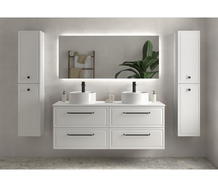 Conjunto mueble de baño Salgar Runa con lavabo sobre encimera Principal 2
