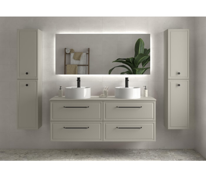 Conjunto mueble de baño Salgar Runa con lavabo sobre encimera Principal 6