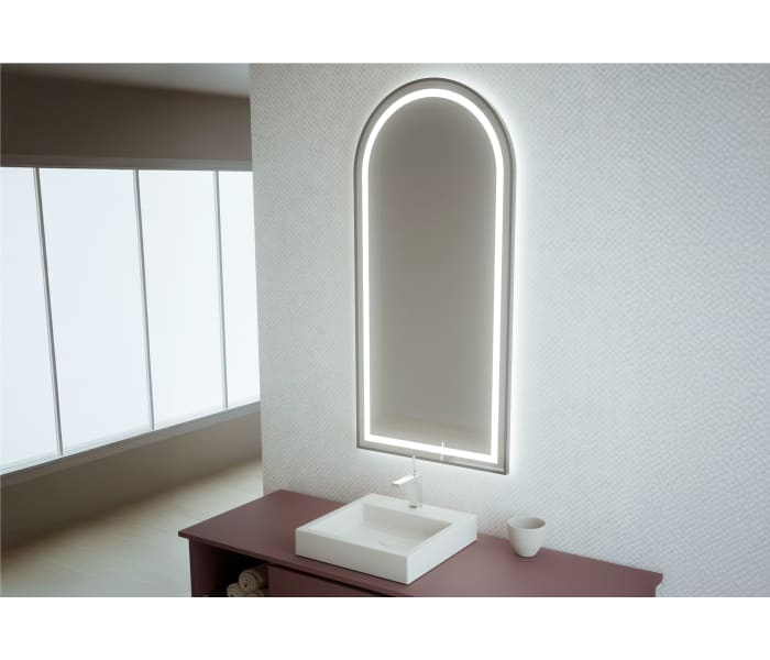 Espejo de baño con luz LED de Bruntec Camelot Ambiente 4