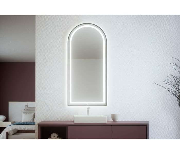 Espejo de baño con luz LED de Bruntec Camelot Principal 0