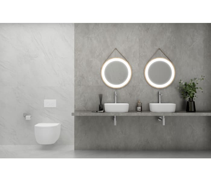 Espejo de baño con luz LED Bruntec Bamboo Principal 2