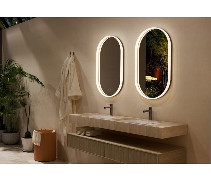 Espejo de baño con luz LED Ledimex Bari Ambiente 5