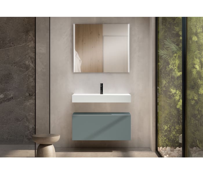 Conjunto mueble de baño Viso con lavabo Solid y cajonera Nomad Principal 3