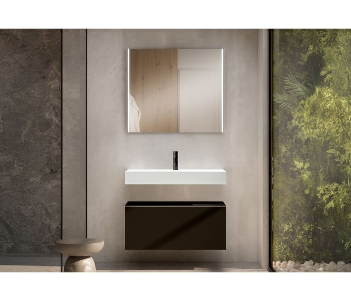 Conjunto mueble de baño Viso con lavabo Solid y cajonera Nomad Principal 4