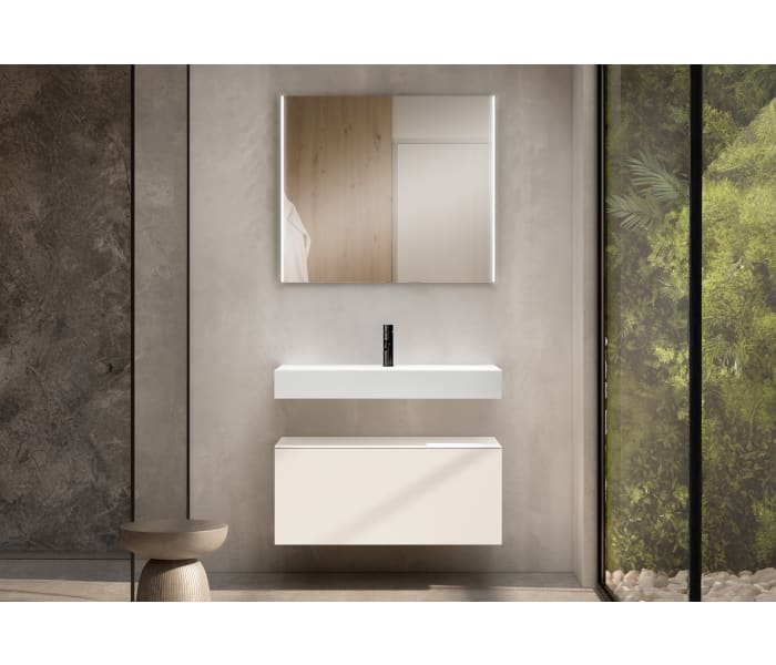 Conjunto mueble de baño Viso con lavabo Solid y cajonera Nomad Principal 1