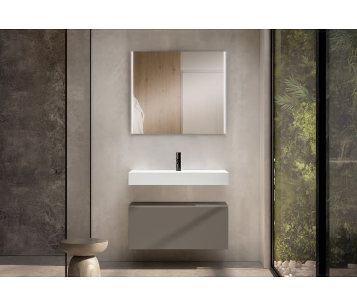 Conjunto mueble de baño Viso con lavabo Solid y cajonera Nomad Principal 2
