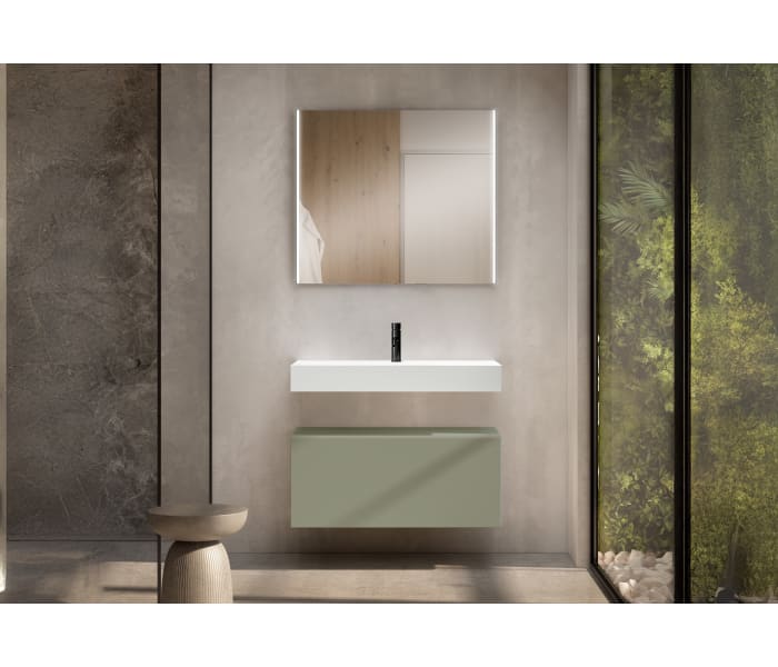 Conjunto mueble de baño Viso con lavabo Solid y cajonera Nomad Principal 6