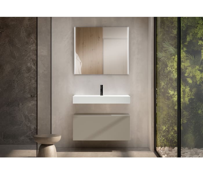 Conjunto mueble de baño Viso con lavabo Solid y cajonera Nomad Principal 8