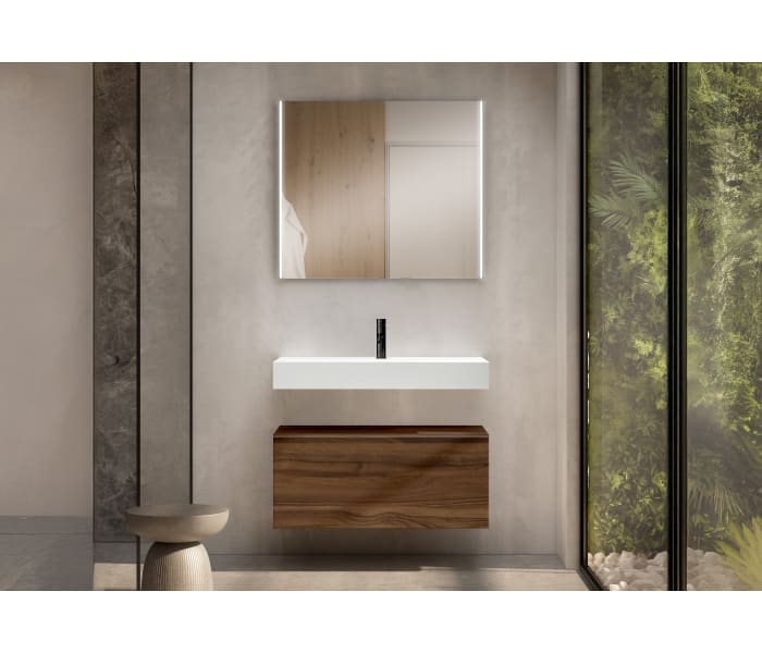 Conjunto mueble de baño Viso con lavabo Solid y cajonera Nomad Principal 9