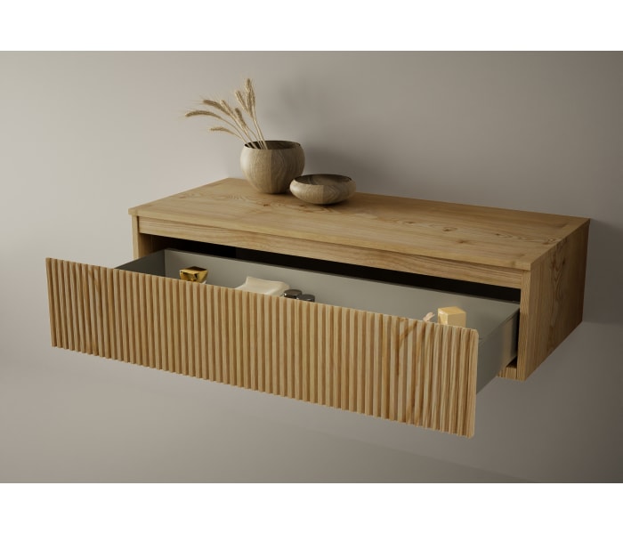 Cajonera con encimera de madera Bruntec Alpes Detalle 2