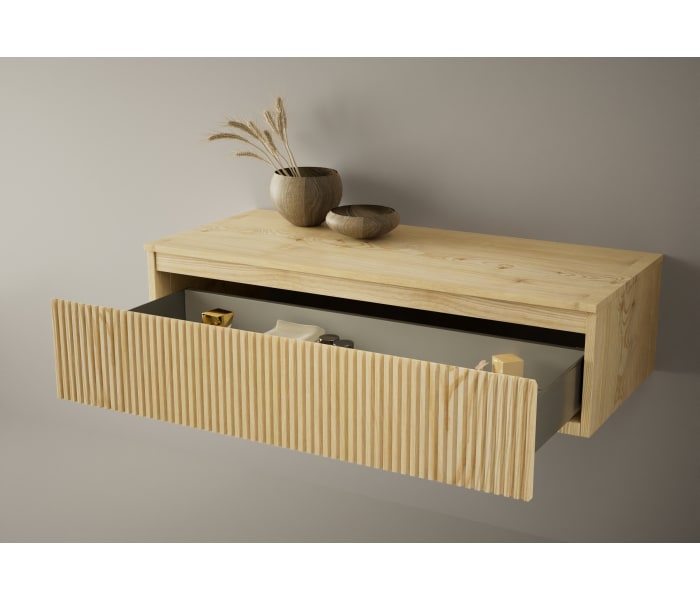 Cajonera con encimera de madera Bruntec Alpes Detalle 3
