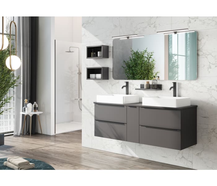 Mueble Baño Black Landes